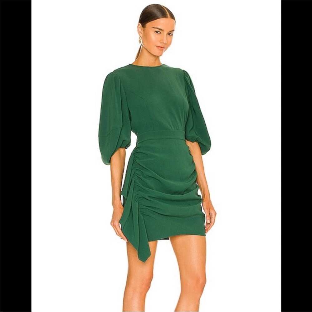 Rhode Pia Dress in Dark Green